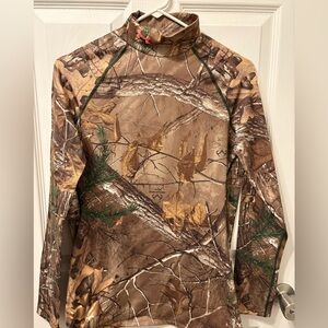 Under Armour Camouflage Long Sleeve Turtleneck - Scent Control Gold Gear